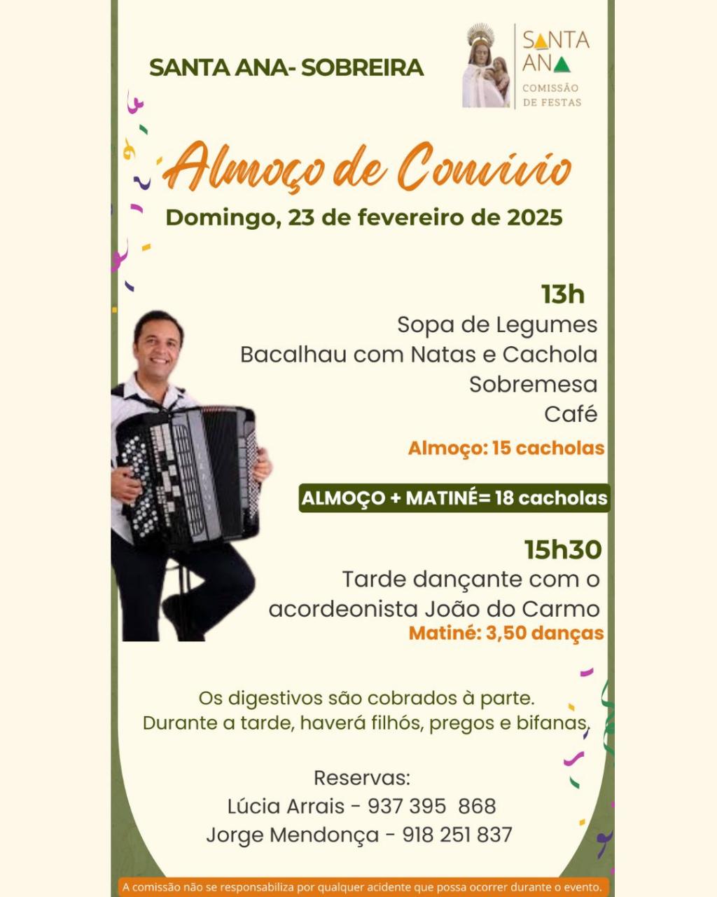 Almoço Convívio Santa Ana