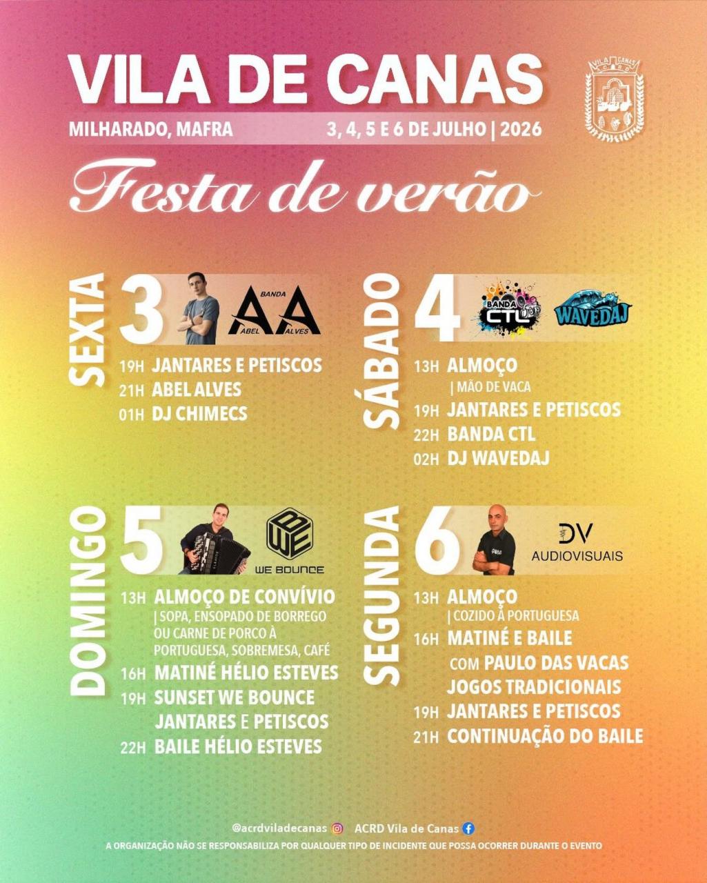 Festa de Ver&atilde;o - Vila de Canas