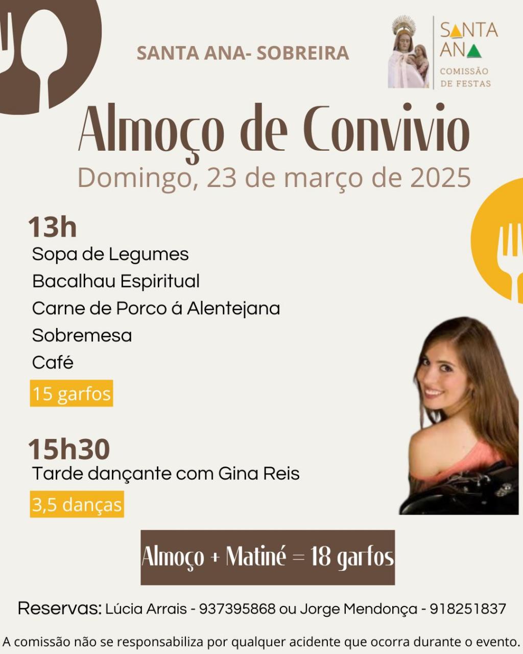 Almoço Convívio Santa Ana - Sobreira