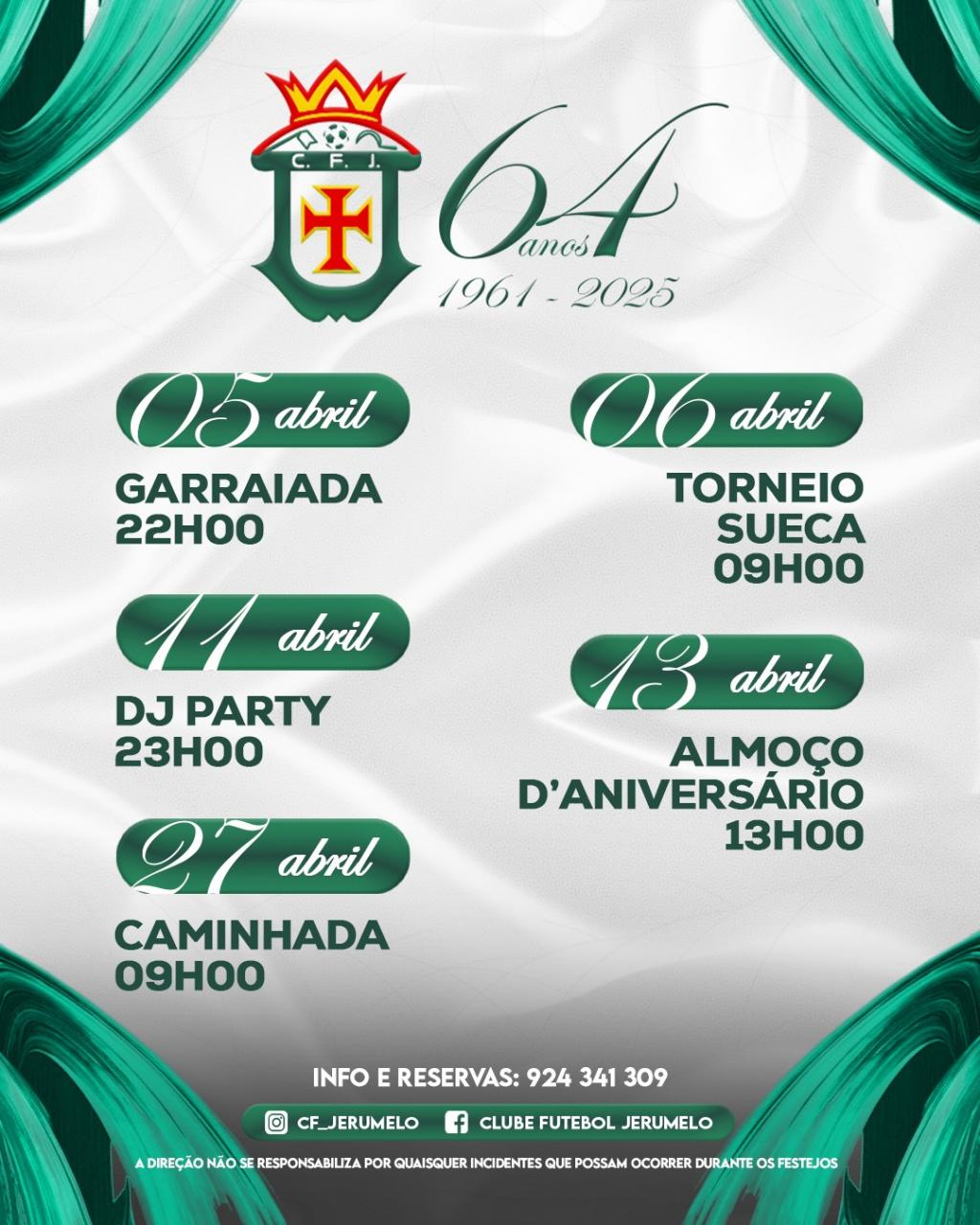 64º Aniversário Clube Jerumelo